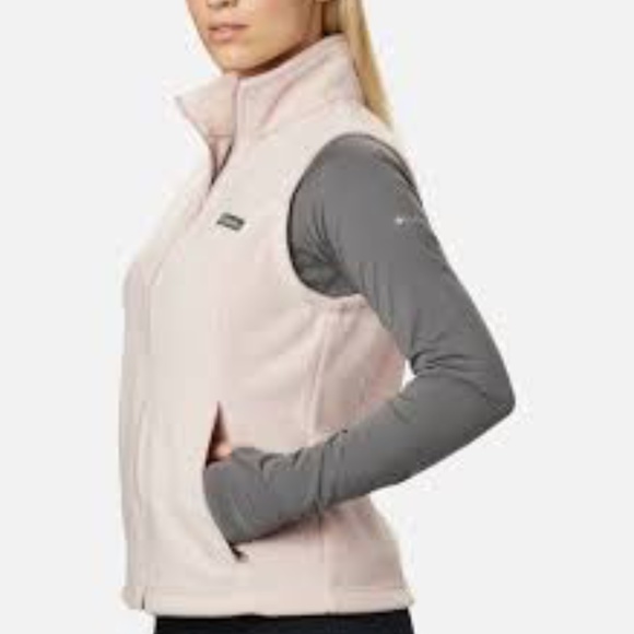 Columbia Mineral Pink Women's Benton Vest NWT - Picture 2 of 4